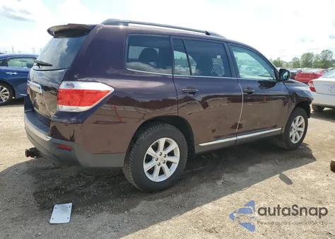 2012 Toyota Highlander Base из США, поврежденный, VIN 5TDBK3EH6CS154717